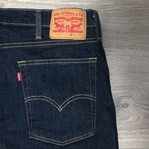 Levi's Dark Blue Slim Straight Jeans